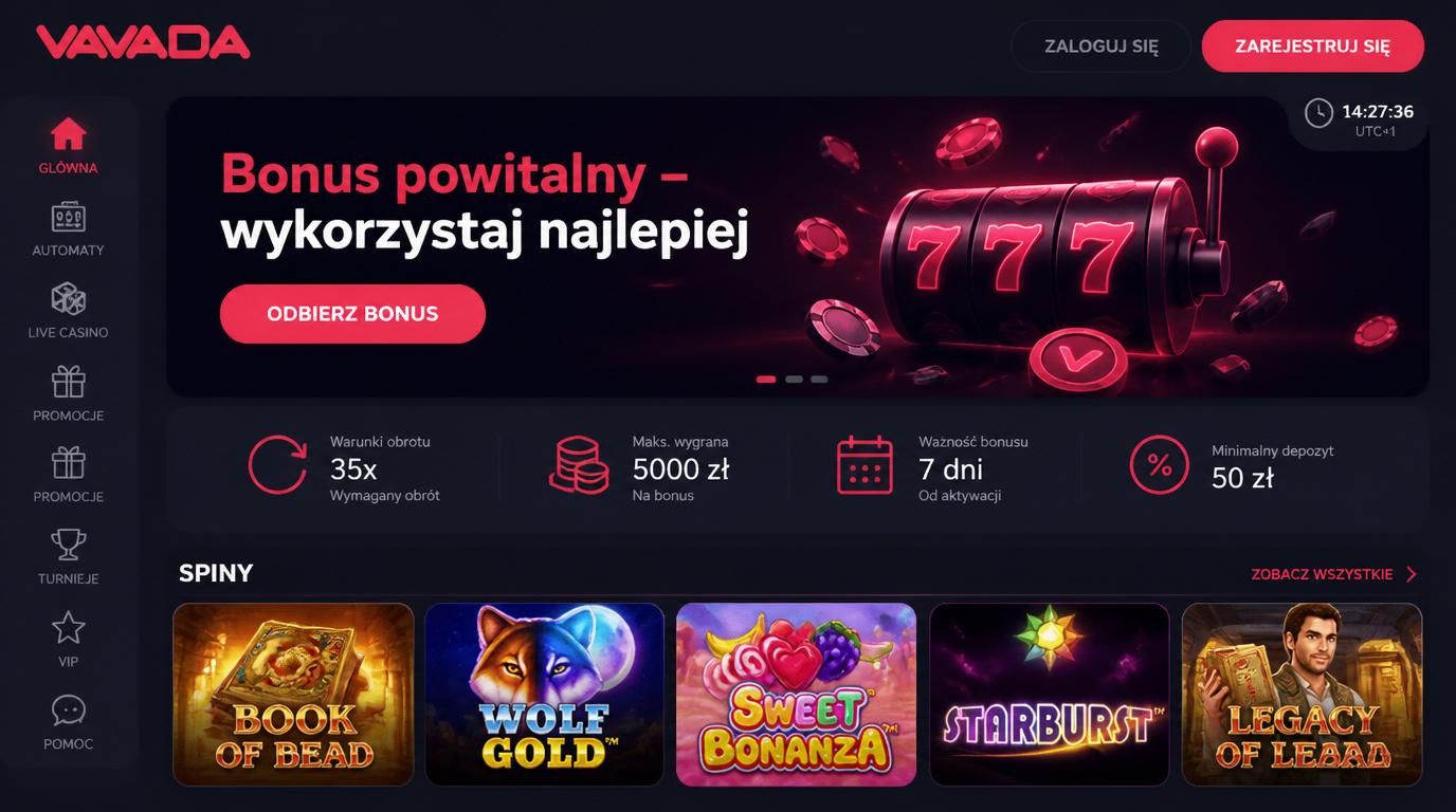 Baner bonusu, warunki i zegar