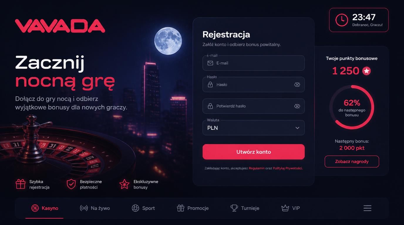 Rejestracja nocą krok po kroku
